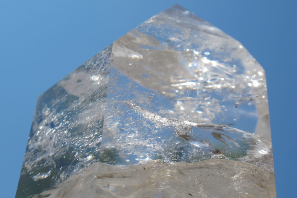 colonne en cristal de roche