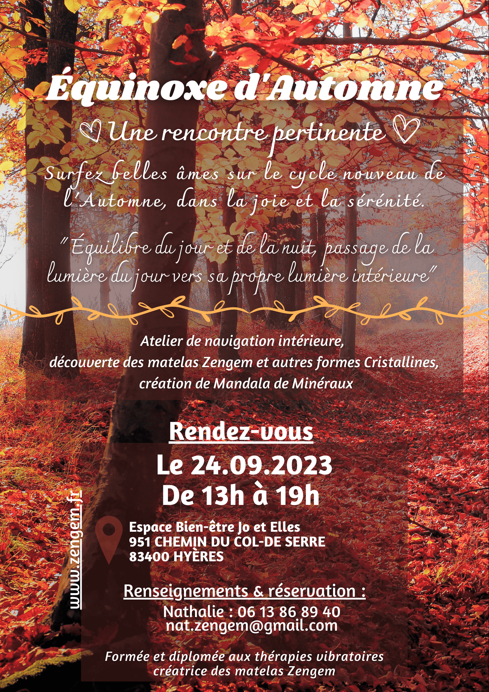 atelier d'equinoxe d'automne